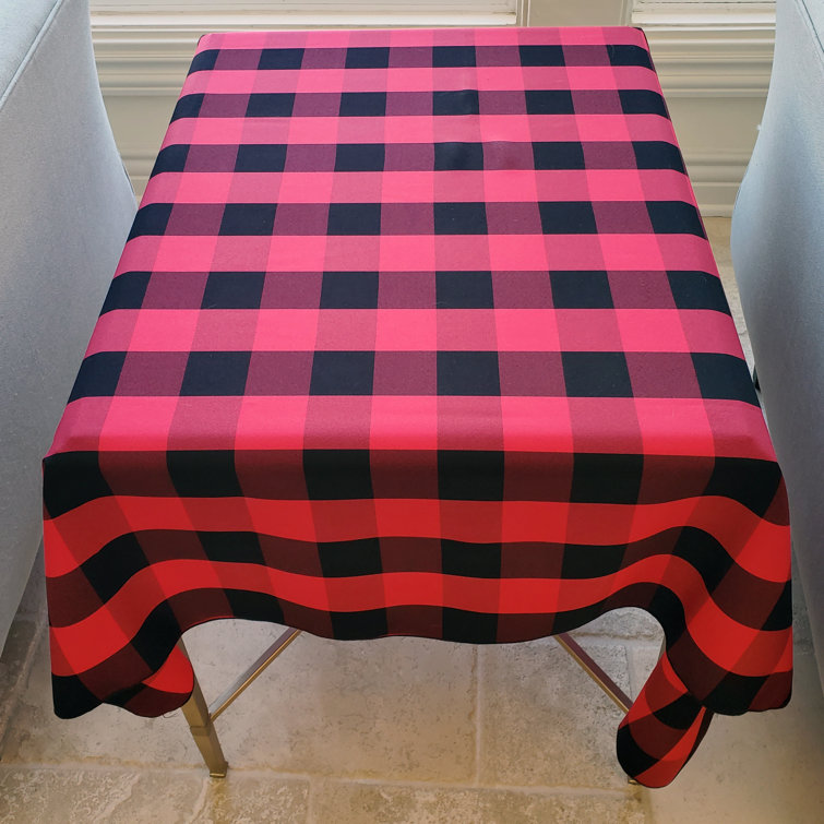 Gracie Oaks Cohdi Gingham Tablecloth Wayfair